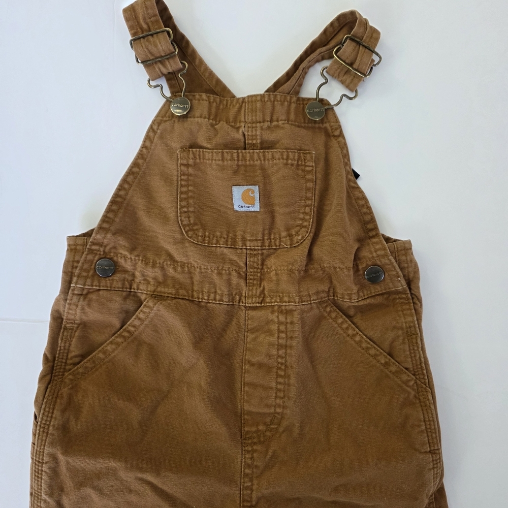 Carhartt Toddler Overall Bibs 3T Boys Workwear Matching Pants Shorts Baby - Picture 4 of 7